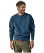 Men's Aubin Brandon Crew Neck Sweater - Navy
