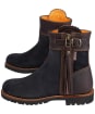 Women's Penelope Chilvers Inclement Cropped Waterproof Tassel Boots - Navy / Dark Brown