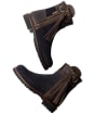 Women's Penelope Chilvers Inclement Cropped Waterproof Tassel Boots - Navy / Dark Brown