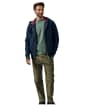 Men's Aubin Heslam Waffle Lined Hoodie - Navy