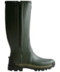 Men's Hunter Balmoral Full Zip Neoprene Lined Wellington Boots - Dark Olive