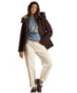 Women's Joules Aspen Showerproof Jacket - Chocolate Brown