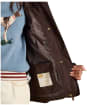 Women's Joules Aspen Showerproof Jacket - Chocolate Brown