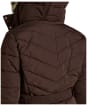Women's Joules Aspen Showerproof Jacket - Chocolate Brown