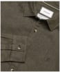 Men's Joules Herringbone Linen, Classic Fit Shirt - Khaki Green