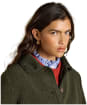 Women's Joules Sadie Short Fleece Jacket - Khaki Green