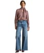Women's Joules Tabby Blouse - Brown Houndstooth
