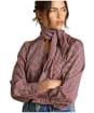 Women's Joules Tabby Blouse - Brown Houndstooth