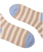 Women's Joules Cosy Stripe Socks - Oat Stripe