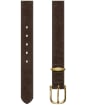 Women's R.M. Williams Cassidy 1" 1/4 Leather Belt - Chocolate