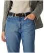 Women's R.M. Williams Cassidy 1" 1/4 Leather Belt - Chocolate
