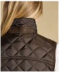 Women's Joules Braemar Luxe Showerproof Gilet - Chocolate Brown