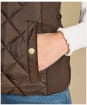 Women's Joules Braemar Luxe Showerproof Gilet - Chocolate Brown