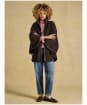 Joules Heritage Fleece Cape - Chocolate Brown