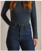 Fairfax & Favor Felbrigg Suede Belt - Teal