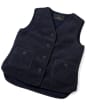 Fairfax & Favor Indi Fleece Button Up Gilet - Navy