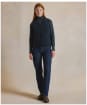 Fairfax & Favor Indi Fleece Button Up Gilet - Navy