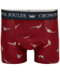 Men's Joules Crown Joules Boxer Shorts - 2 Pack - Navy / Burgundy