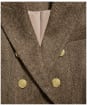 Women’s Holland Cooper Knightsbridge Double Breasted Blazer - Large Brown Herringbone