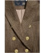 Women’s Holland Cooper Knightsbridge Double Breasted Blazer - Large Brown Herringbone