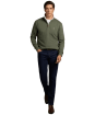Men's Holland Cooper Classic Quarter Zip Sweat - Khaki