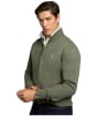 Men's Holland Cooper Classic Quarter Zip Sweat - Khaki