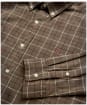 Men's Holland Cooper Classic Button Down Shirt - Ruby / Khaki Check