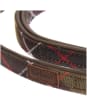 Barbour Tartan and Leather Dog Lead - New Classic Tartan
