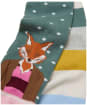 Women's Joules Everyday Sock - 2 Pack - Green Jonty