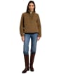 Women's Holland Cooper Relaxed Fit Country Quarter Zip - Chestnut