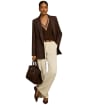 Women's Holland Cooper Woodcote V-Neck Knit - Chocolate