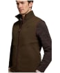 Men's Holland Cooper Classic Softshell Gilet - Olive Brown