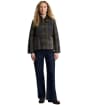Women's Barbour Tartan Reimagined Icons Tartan Cropped Liddesdale Quilted Jacket - Shadow Classic Tartan