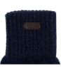 Men's Barbour Heath Fingerless Wool Gloves - Navy