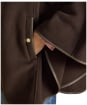 Joules Heritage Fleece Cape - Chocolate Brown