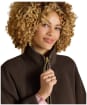 Joules Heritage Fleece Cape - Chocolate Brown