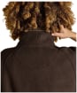 Joules Heritage Fleece Cape - Chocolate Brown
