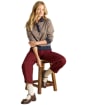 Women's Joules Laurel Top - Navy / Red Check