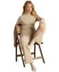 Women's Joules Warm Handle Rib Roll Neck Jumper - Oat Marl