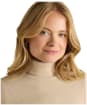 Women's Joules Warm Handle Rib Roll Neck Jumper - Oat Marl