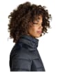 Women's Joules Windborough Showerproof Longline Coat - Navy