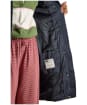 Women's Joules Windborough Showerproof Longline Coat - Navy