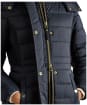 Women's Joules Windborough Showerproof Longline Coat - Navy