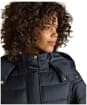 Women's Joules Windborough Showerproof Longline Coat - Navy