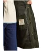 Women's Joules Aspen Showerproof Longline Padded Coat - Dark Green