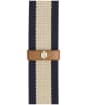 Women's Fairfax & Favor Signature Webbing Strap - Navy / Cream