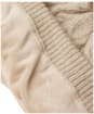 Women's Joules Cable Knit Bobble Hat - Oatmeal