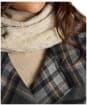 Women's Joules Cable Knit Snood - Oat