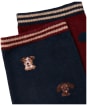 Women's Joules Everyday Sock - 2 Pack - Navy Mini Dog