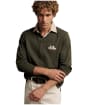 Men's R.M. Williams Kandos Rugby Shirt - Dark Khaki